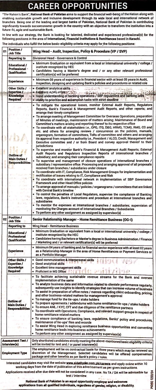 Senior Relationship Manager